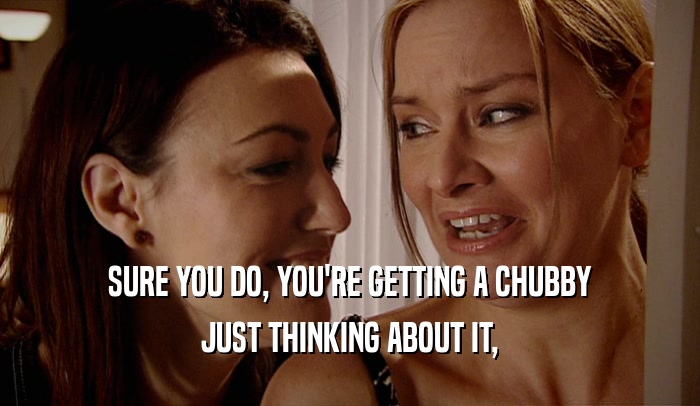 SURE YOU DO, YOU'RE GETTING A CHUBBY JUST THINKING ABOUT IT, 