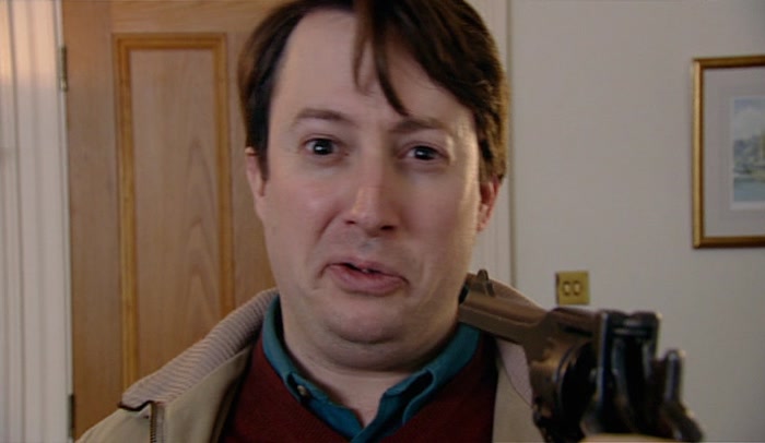 YOU'RE AIMING THE GUN AT ME? YOU'RE GOING TO SHOOT ME, JEREMY? 