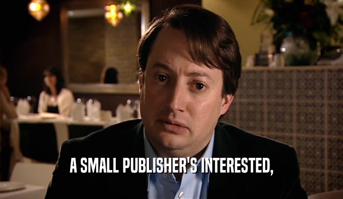 A SMALL PUBLISHER'S INTERESTED,  