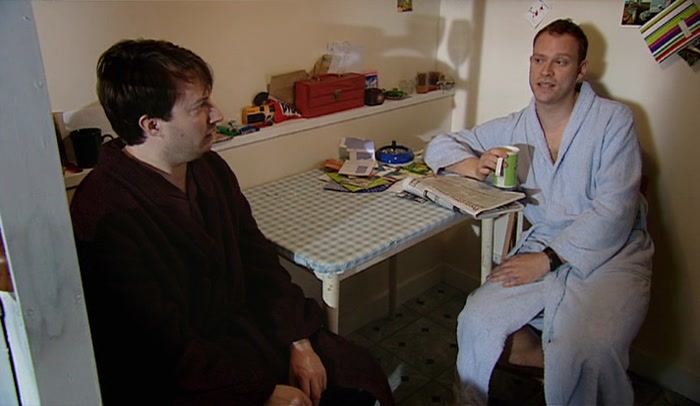 DON'T MIND MARK, SUPER HANS. HE'S A BIT DOWN IN THE DUMPS. 