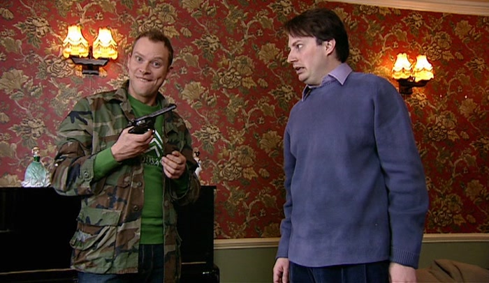 'YEAH, SURE, YOU'VE GOT SARCASM. I'VE GOT A BIG GUN!' 