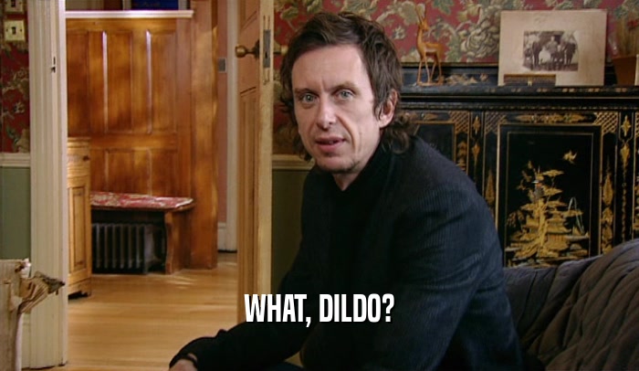 WHAT, DILDO?  