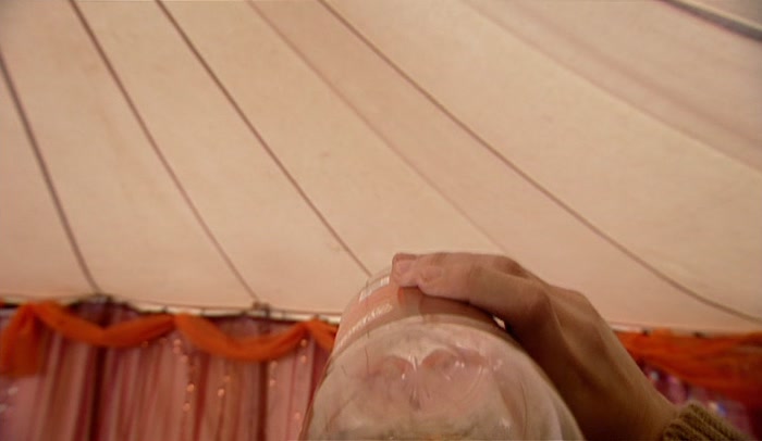 'TWO LITRES OF SUPERMARKET COLA. I'D LIKE TO SEE STING DO THIS.' 