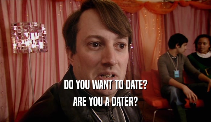 DO YOU WANT TO DATE? ARE YOU A DATER? 