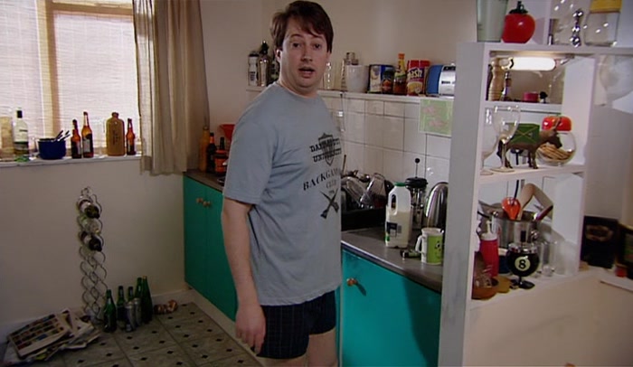 OH, HI. YEAH, I THINK THERE'S SOME IN THE FRIDGE. 