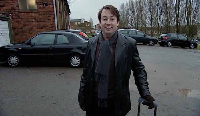 IT'S LEATHER, AND IT HAS LAPELS, SO I CAN WEAR IT TO WORK. 