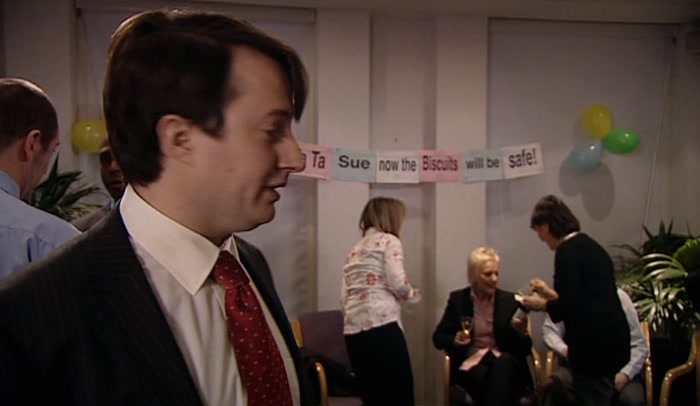 SO, SUE'S OFF.  
