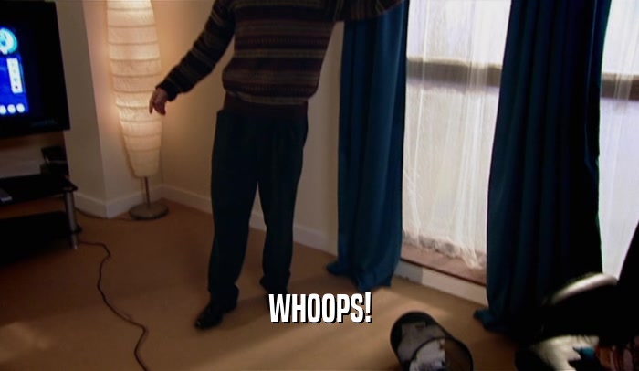 WHOOPS!  