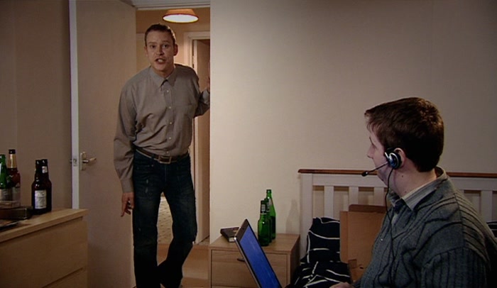 SO DON'T GO IN FOR A BIT, THE FLOOR'S STILL DRYING. 