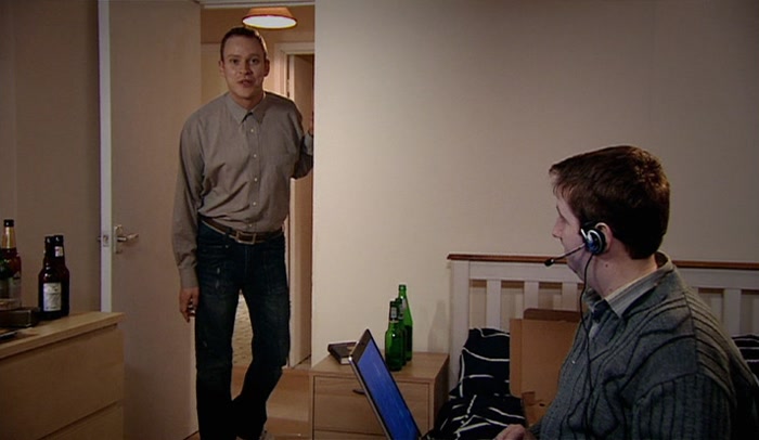 SO DON'T GO IN FOR A BIT, THE FLOOR'S STILL DRYING. 