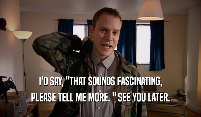 I'D SAY, 