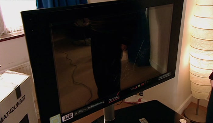 'I MIGHT BE A FATHER... HE'S BROKEN A TV!' 