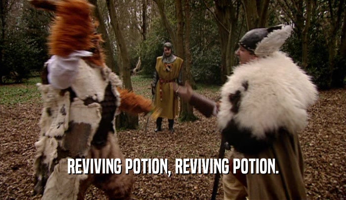 REVIVING POTION, REVIVING POTION.  
