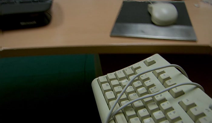 MARK: OUT WITH THE ARTIFICIAL LIMB, THE SALARY MAN KEYBOARD. 