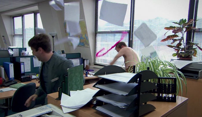 ANY EXCUSE AND HE'LL TAKE HIS SHIRT OFF.  