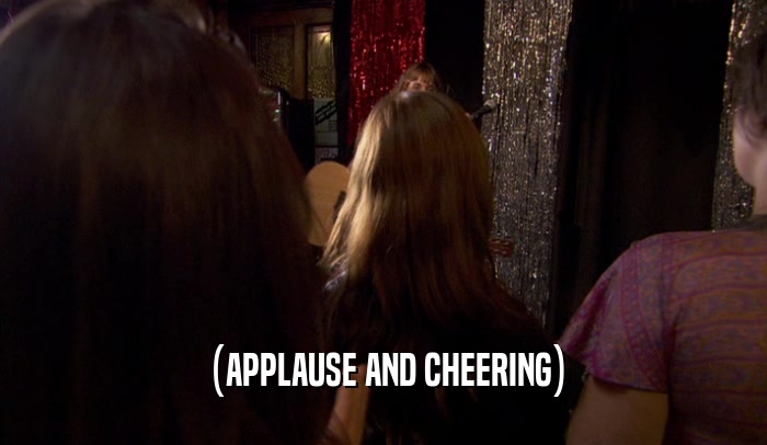 (APPLAUSE AND CHEERING)  