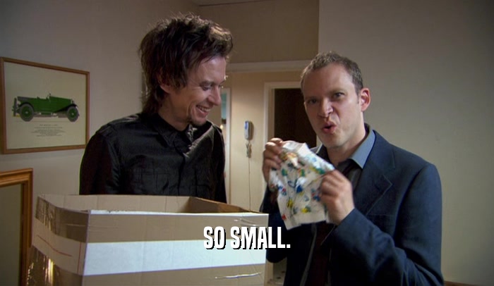 SO SMALL.  