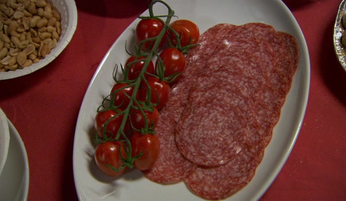 IF I CAN STUFF MY MOUTH WITH ENOUGH SALAMI, I WON'T BE ABLE TO ANSWER 