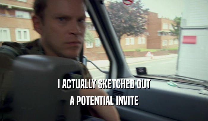 I ACTUALLY SKETCHED OUT A POTENTIAL INVITE 