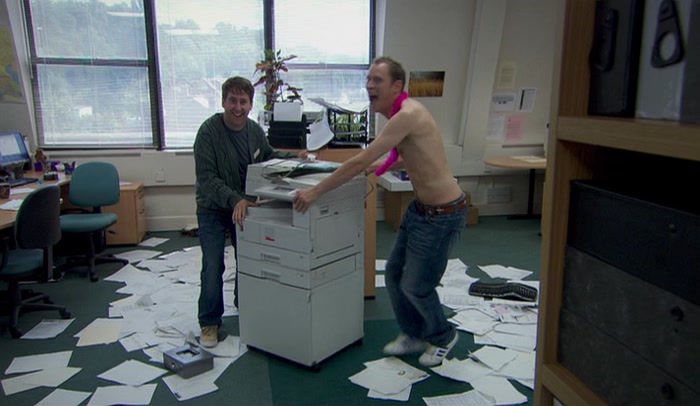 IT'S EASIER THAN SEX. OH, MY GOD!
 THAT WASN'T MY MAIN PHOTOCOPIER,
 