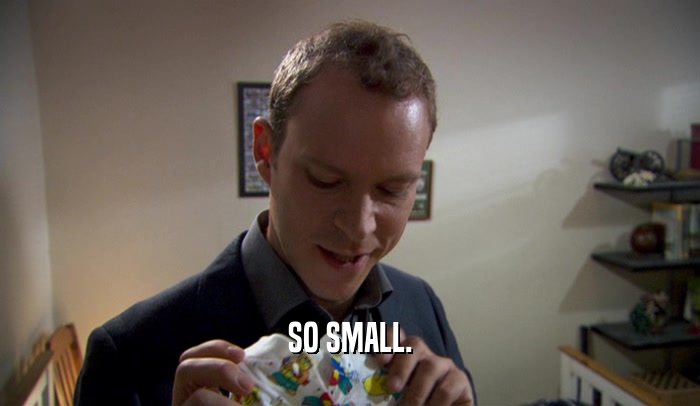 SO SMALL.  