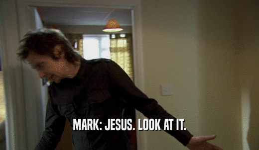 MARK: JESUS. LOOK AT IT.  