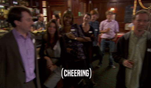 (CHEERING)  