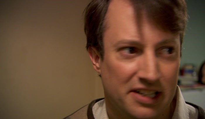 - (WHISPERS) FUCK! - (DOORBELL) 