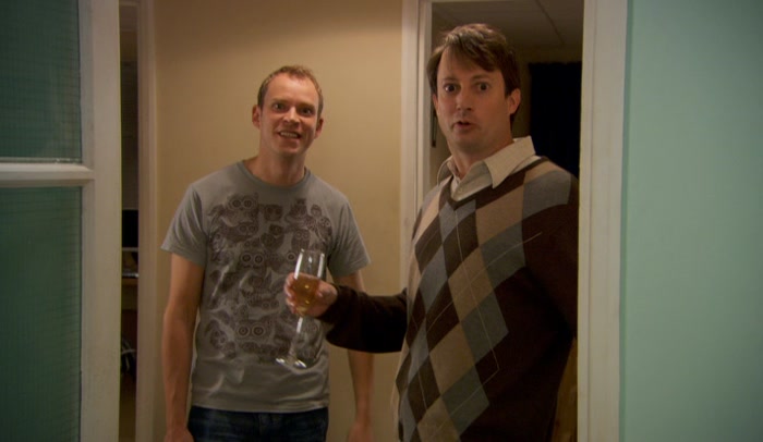 STUPID DOORBELL MAN. HE'S SO CRAZY. I'LL GET RID OF HIM. 