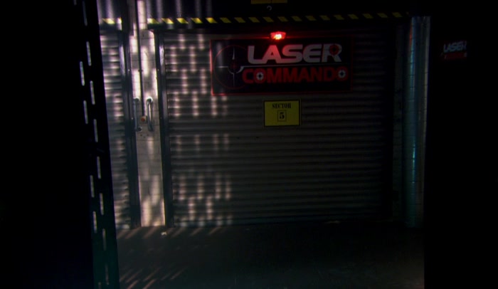 BEING A LASER COMMANDO IN CORDS.  