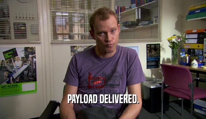 PAYLOAD DELIVERED.  