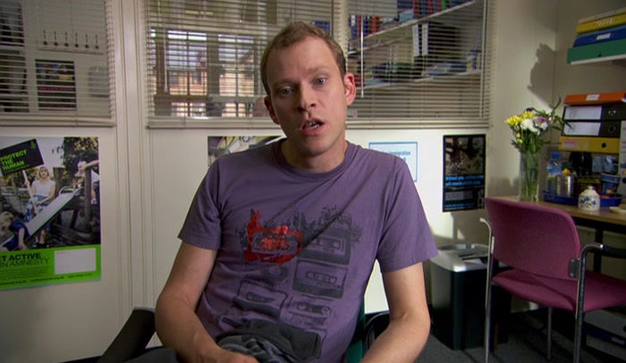 SO, AS I WAS SAYING, ER, I CAME IN HERE TO COLLECT ELENA, AND... YOU SAW ME. 