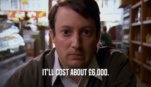 IT'LL COST ABOUT 