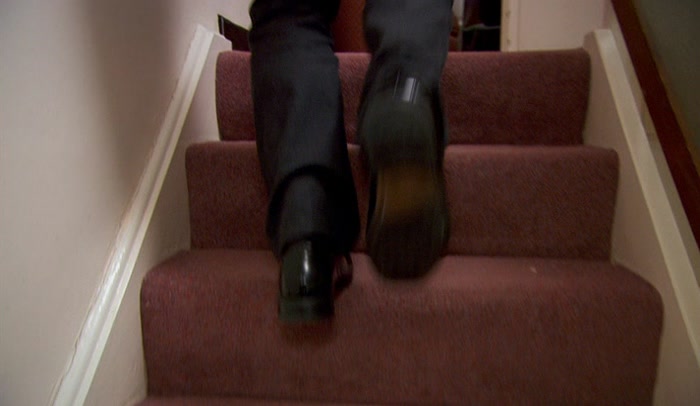 UP THE PINK-CARPETED STAIRWAY TO BUSINESS ABUSE. 