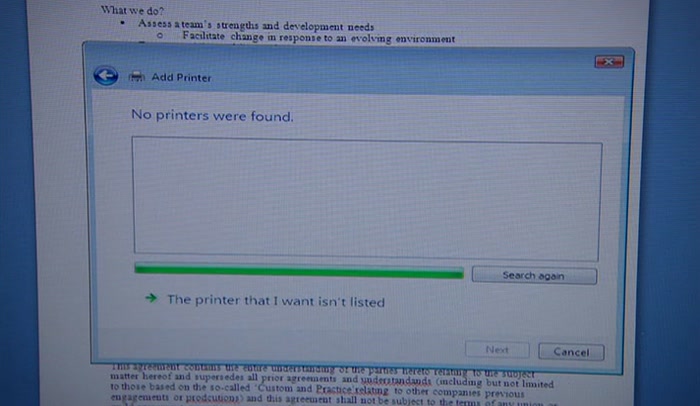 ARE YOU GOING TO NEED TO PRINT ANYTHING TODAY, MARK? 