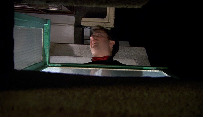 - (DOORBELL RINGS) - SHIT, WHO'S THAT? 