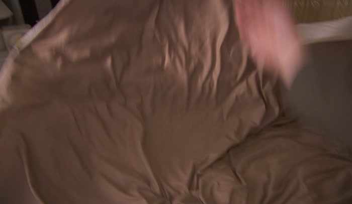 NO-ONE SHOULD SEE UNDER THE DUVET.  