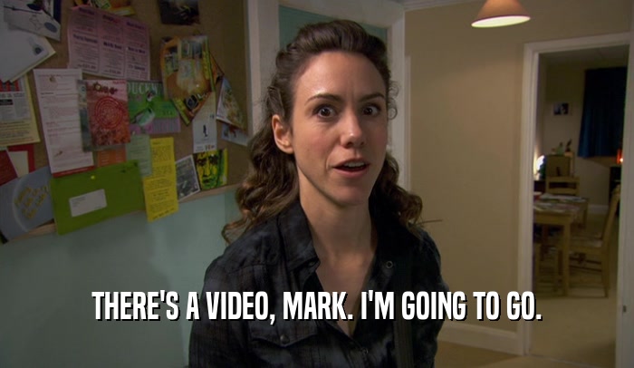 THERE'S A VIDEO, MARK. I'M GOING TO GO.  