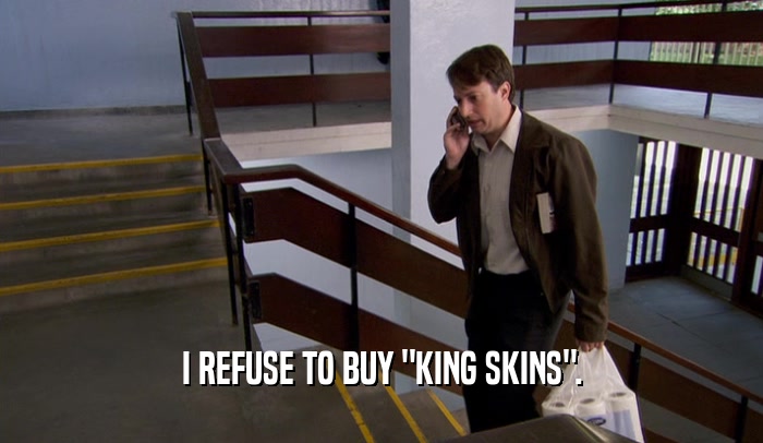 I REFUSE TO BUY 