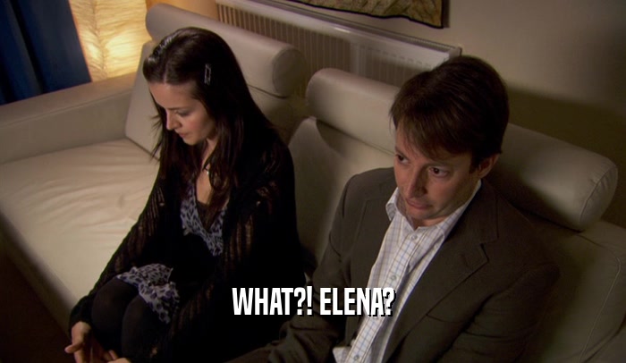 WHAT?! ELENA?  