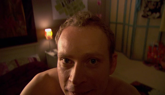 OH, NO. I THOUGHT TONIGHT, LET'S NOT DO IT ON THE BED. 