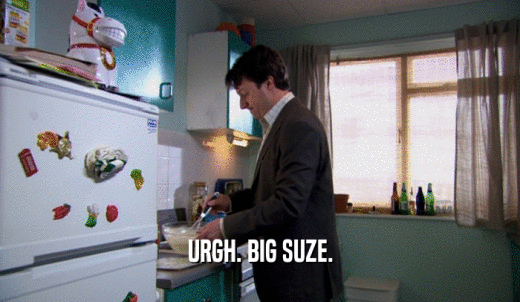 URGH. BIG SUZE.  