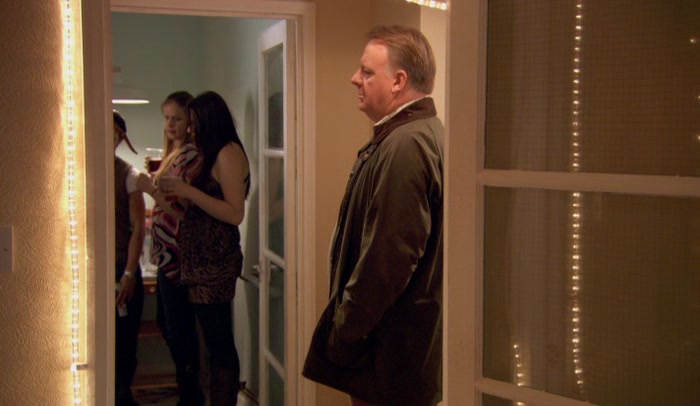 OH, GOD. LOOK AT THAT - SOME BLOODY... MAN HAS TURNED UP. 