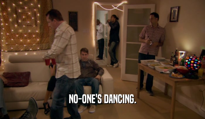 NO-ONE'S DANCING.  
