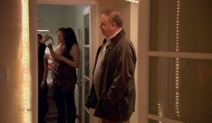 OH, GOD. LOOK AT THAT - SOME BLOODY... MAN HAS TURNED UP. 