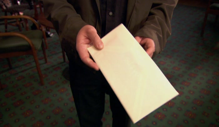 HATE MAIL IN PERSON?  