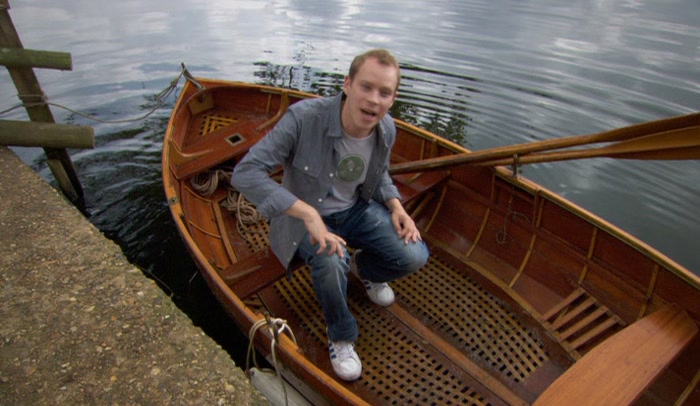 COME ON, GET IN. WE CAN GO FOR A ROW. WE CAN HAVE SECRET ROWING-BOAT SEX. 