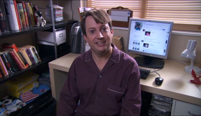 WOW! COS YOU... YOU'RE PRETTY UPTIGHT. I MEAN YOU HATE PEOPLE PISSING ON YOU. 