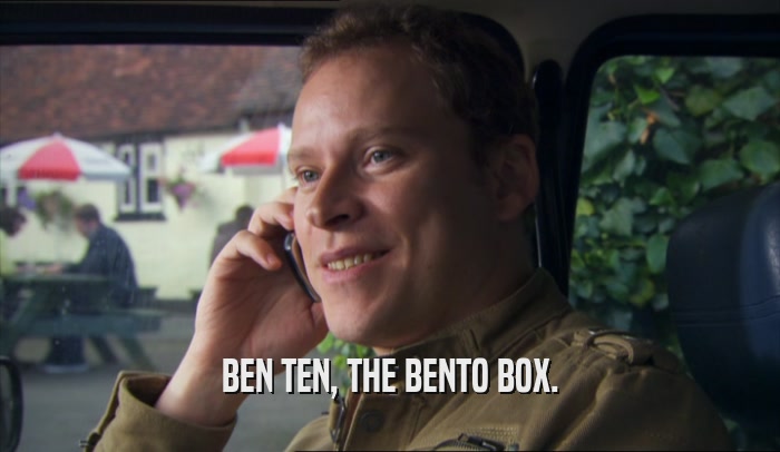 BEN TEN, THE BENTO BOX.  