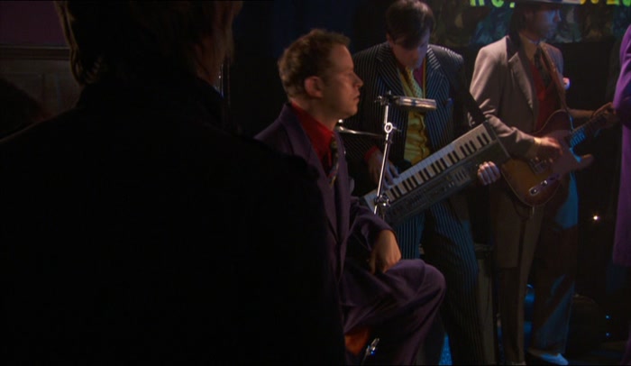 'YEAH, THAT'S RIGHT, HONEY, ONE FOOT IN THE BAND.' 